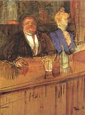  Henri  Toulouse-Lautrec Bar France oil painting art
